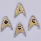 For Strange New Worlds Magnet Badges Commander Engineer Science Brooches Pins