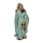 Vintage Shiwan Mudman Figurine Father Of Chinese Surgery Hua Tuo Ceramic Statue