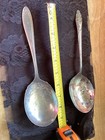 Two Vintage Oneida Community Large Silver Plated Spoons