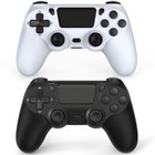 2-pack Wireless Controllers For Ps4 pro slim - Black   White Gamepad Excellence