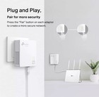 Tp-link Powerline Ethernet Adapter Starter Kit - Av1000 Gigabit Port  Plug play 
