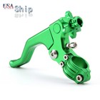 Us Mortorcycle Green Stunt Clutch Lever Cable Performance Easy Pull Left Lever