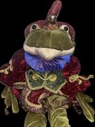 New Nwt Vintage Frog Prince Jester Shelf Sitter Plush Home Goods Ao
