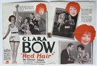 Red Hair Orig Herald 1928 4 1 2   x6    Flapper Clara Bow Movie Poster Art 07