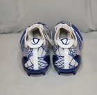 Men   s Size 9 Adidas Adizero Ii Electric Football Cleats Snakeskin Blue Ih8569