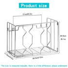 Wall Mount Kitchen Wrap Organizer Rack  Cabinet Storage Basket  Aluminum Foil   