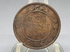 1882 H Canadian Large One Cent Coin Canada