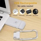 Usb Rechargeable Clip On Book Led Light Dimmable Lamp For Reading In Bed