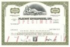 Playboy Enterprises  Inc  - Specimen Stock Certificate - Specimen Stocks   Bonds