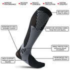 3pairs  Compression Socks Medical Support Stockings 20-30mmhg Men Women