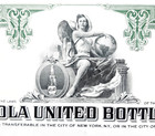     pepsi-cola United Bottlers Stock Certificate 1964   Coca-cola Competitor