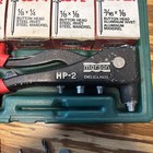 Vintage Marson Klik Fast No  200 Kit Hp-2 Riveter And Rivets With Case