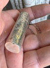 Antique Sterling Silver Needle Case Chatelaine Cylinder Victorian Sewing Etui