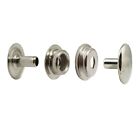 Springfield Leather Company Line 24 Nickel Plate Snap 10   100 Packs