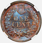 1867 1c Indian Head Cent Penny Red Brown Gorgeous Superb Bu   