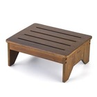  Bamboo Bed Step Stool For Adults   Kids     Wide 16  Platform  300 Lbs Brown-16 