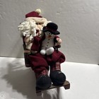 Vintage Dan Dee Santa Clause Rocking Chair Plush Sings Animated Decoration