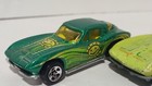 Hot Wheels Corvette Stingray Lot Green blue  Used To Mint Condition