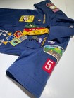 Vintage 90 s Boy Scout Shirt With Patches And Badges