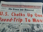 The Times And Democrat July 25 1969 Newspaper Round Trip To  Moon Orangeburg Sc