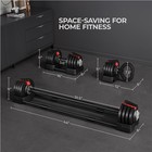 3-in-1 Quick-adjust Dumbbell Weight Set With Anti-slip Handle For Home Gym 