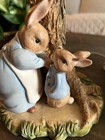 Charpente Beatrix Potter Peter Rabbit Mrs Rabbit Nursery Lamp Vintage 1994 78806