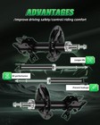 Front Rear 4pcs Shocks For Altima Shock Absorbers