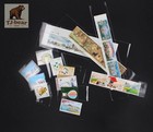 100 Pcs Professional Stamp Sleeves Holders Collection Protection Multiple Sizes