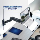 Vivo Universal Adjustable 10  To 15 6  Single Laptop Pneumatic Arm Wall Mount