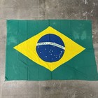 1940s Vintage Original Brazil Double Sided Government Flag Great Condition 
