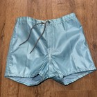 Birdwell Beach Britches Board Shorts Swim Trunks Blue Vtg Nos Youth Kid Boys 24