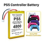 2 Pcs 4800mah Lip1708 Battery For Sony Playstation 5 Ps5 Dualsense Controller