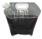 300 Pack  -  1 25 Gallon Collapsible Container Foldable Plastic Bag With Lid