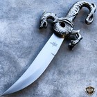 10  Red Dragon Fantasy Fixed Blade Knife Dagger Sword Medieval Ninja W  Sheath