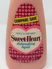 Vintage Sweetheart Dishwashing Liquid 22 Oz Nos 1970s Tv movie Prop Collectable