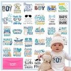 30 Sheets Baby Shower Games - Iron On Transfers - Baby Boy Dtf Baby Boy - 30pcs