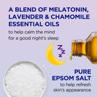 Foaming Bath With Pure Epsom Salt  Sleep Blend With Melatonin  Lavender   Cha   
