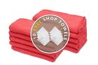 100 Industrial Shop Rags   Cleaning Towels Red With 10 Free Shop Towels