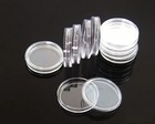 25 Coin Holders 39mm Direct Fit Coin Capsules For  1 Oz Silver Or Copper Rounds