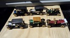 Vintage Diecast Model Cars Lot Of 6 Assorted Colors Classic Style