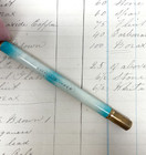 Unusual Vintage Eberhard Faber Travel Dip Pen And Pencil Combo