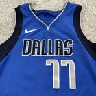 Dallas Mavericks Jersey Mens Xl  52  Nike Blue Luka Doncic  77 Nba Swingman Icon