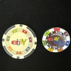10 Ebay Live 2004 Las Vegas Matching Poker Chips   Pins Pinbacks  5 Pairs Of 2 