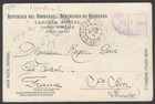 1905 Honduras Postcard Playa Puerto Cortes To France Used Mail Rare Antique