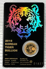 2018 South Korean Tiger 1 10 Oz Gold Medal Bu Komsco South Korea  1837 5000