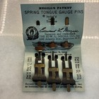 Megill   s Spring Tongue Gauge Pins - 12  one Dozen  - For Letterpress Printing