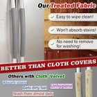 Refrigerator Door Handle Covers  Set Of 5  Adjustable Appliance Gray 
