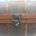 Decorative Treasure Chest Box Vintage Style Storage Trunk Organizer Brown