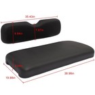 Black Golf Cart Front Cushion Set Fit For Ezgo Txt