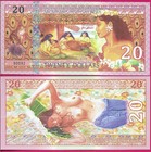Pacific States Of Melanesia Polynesia 20 Dollars 2018 Bu Fantasy Note polynesian